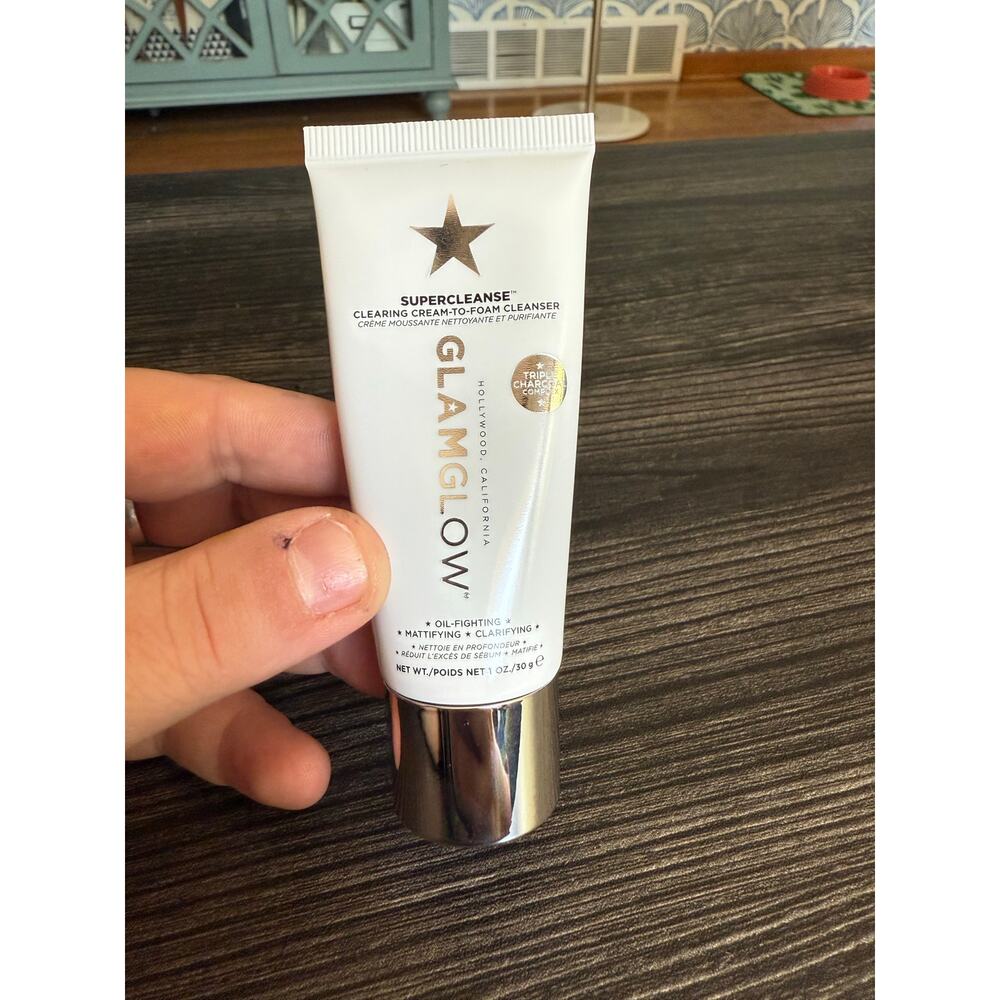 NWT GLAMGLOW Supercleanse Cream to Foam Cleanser 1 Oz